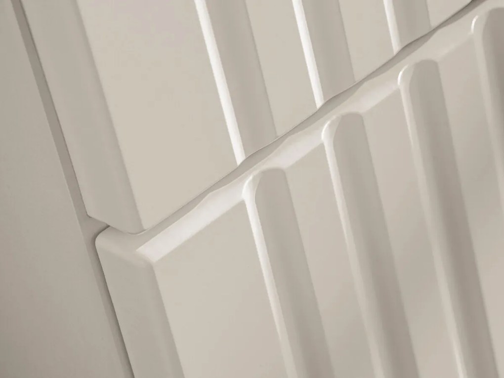 Závesná skrinka Adele kašmírová s doskou 120 cm kašmírová