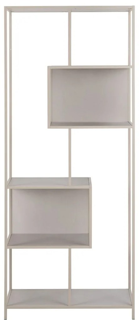 Knihovna SEAFORD I 185 cm šedá