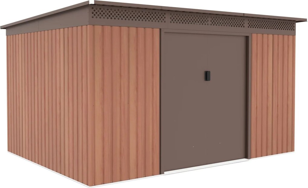 Záhradný domček G21 GRAH 915 - 340 x 269 cm, hnedý