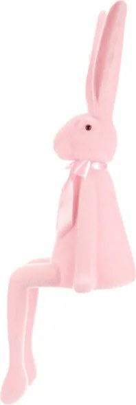 Veľkonočná dekorácia zajac VEK210 PINK-LT