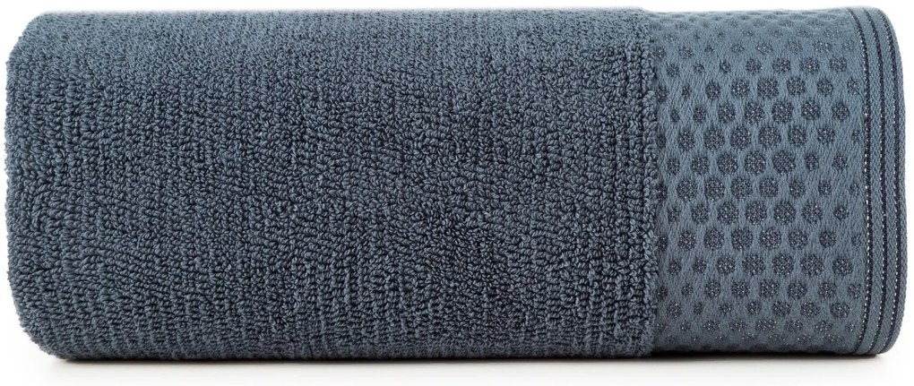 BAVLNENÝ UTERÁK ANELA3 50X90 CM TMAVOSIVÁ