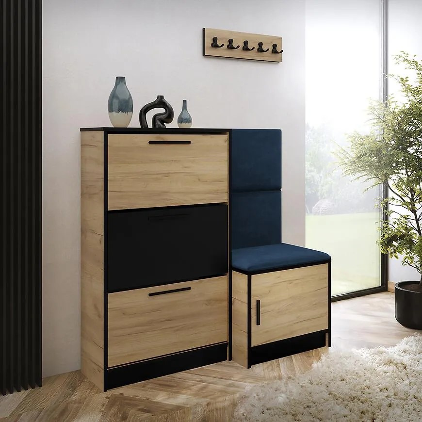 Skrinka na topánky Kpl Foli Craft + Modrá (KRONOS 09)