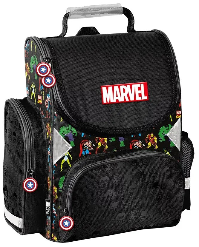 Paso Školská aktovka Avengers Čierna