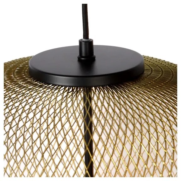 Lucide 45385/35/02 - Luster na lanku MESH 1xE27/40W/230V mosadz