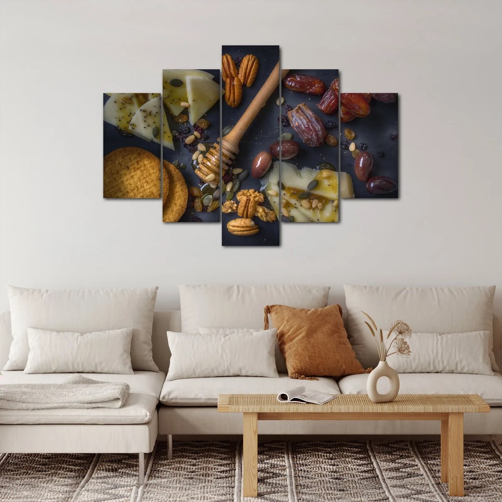 Obraz so sušeným ovocím (150x105 cm)