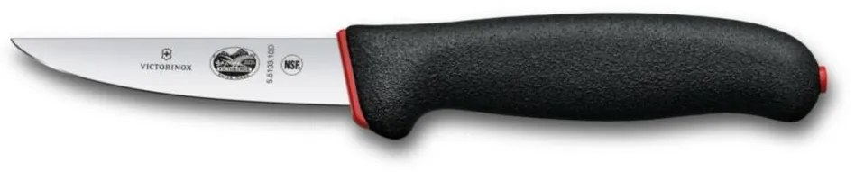 Victorinox - Kuchynský nôž na zeleninu DUAL GRIP 10 cm čierny