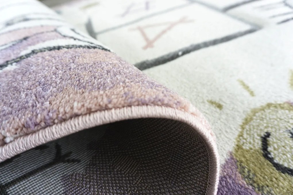 Detský koberec Smart Kids 22923 Pink, 160x230, viacfarebná, detská izba, Berfin Dywany