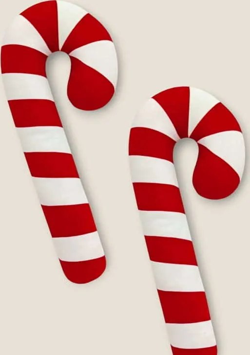 Tvarovaný vankúš VIANOČNÉ LÍZIATKO - 38 cm