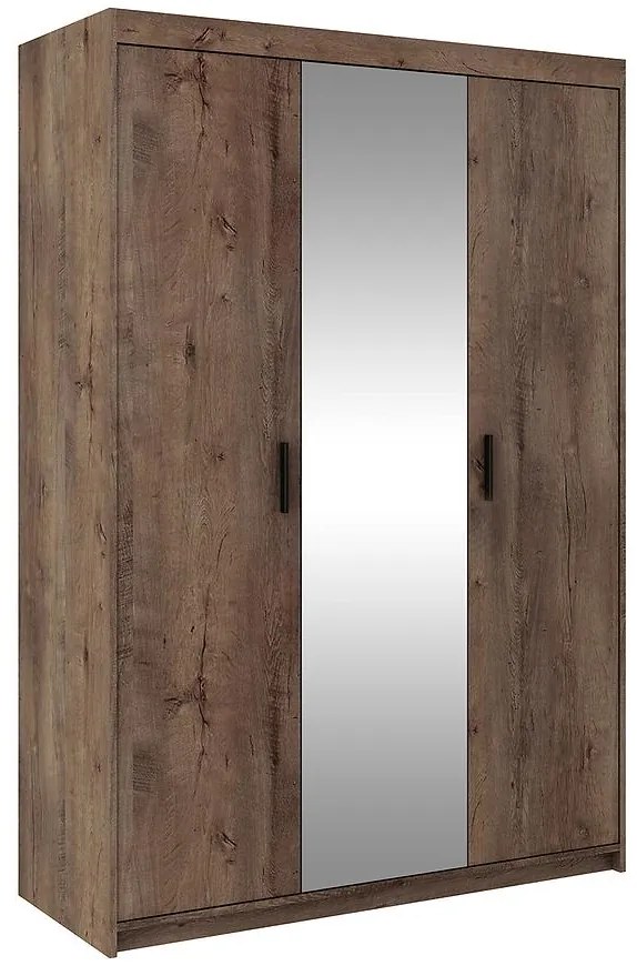 Skriňa Elena 3D dub lefkas zrkadlová