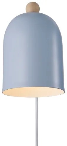 Nordlux - Nástenné bodové svietidlo GASTON 1xE27/15W/230V modrá