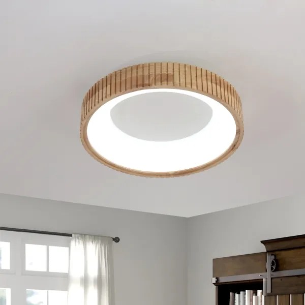 Brilagi - LED stropné svietidlo FALCON WOOD MODERN LED/30W/230V pr. 45 cm drevo