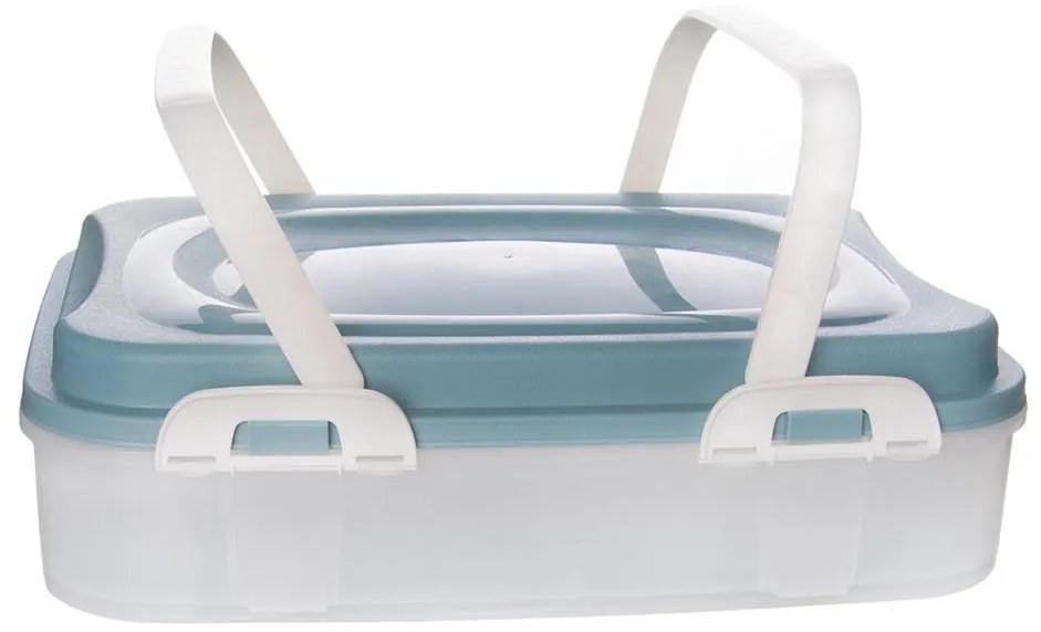 Orion Úložný box na koláče a zákusky, PIKNIK 1 poschodie, s rúčkami, mix farieb