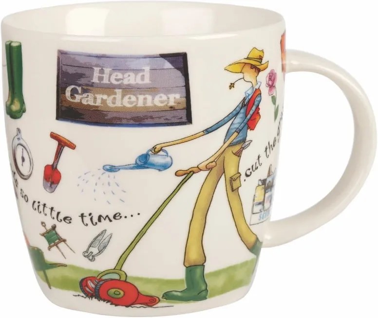 Hrnček z kostného porcelánu Churchill China At Your Leisure Head Gardener, 400 ml