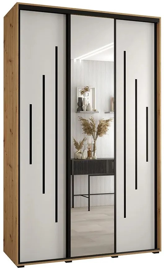 Skriňa 45 Canaris 13 170 artisan/biela/čierna