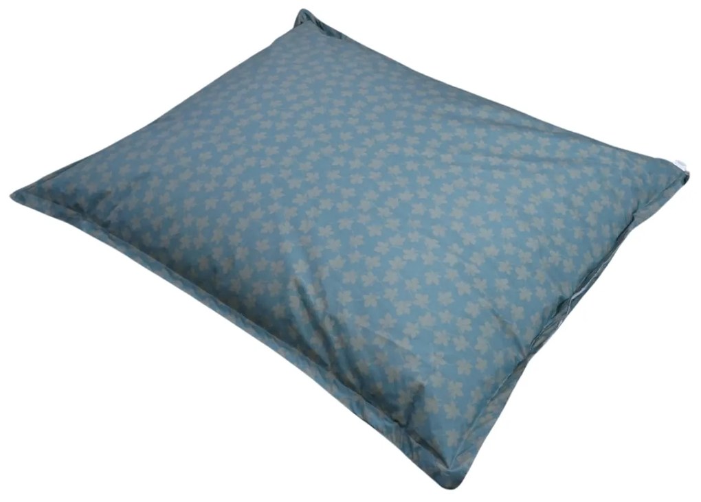 Sedací vankúš na zem LAZY BAG 150x125 cm modrý
