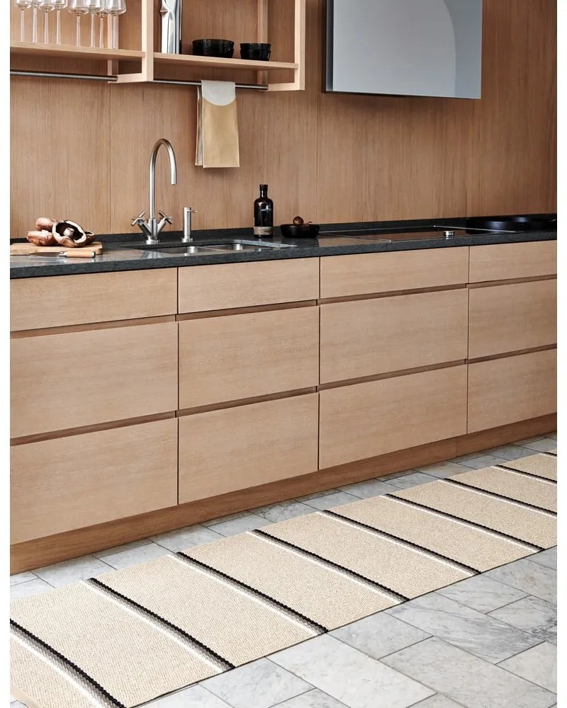 Béžový vnútorný a vonkajší behúň 70x180 cm Olle Mud Beige – Pappelina