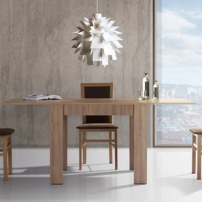Jedálenský rozkladací stôl Saturn 40 90/180 cm dub sonoma