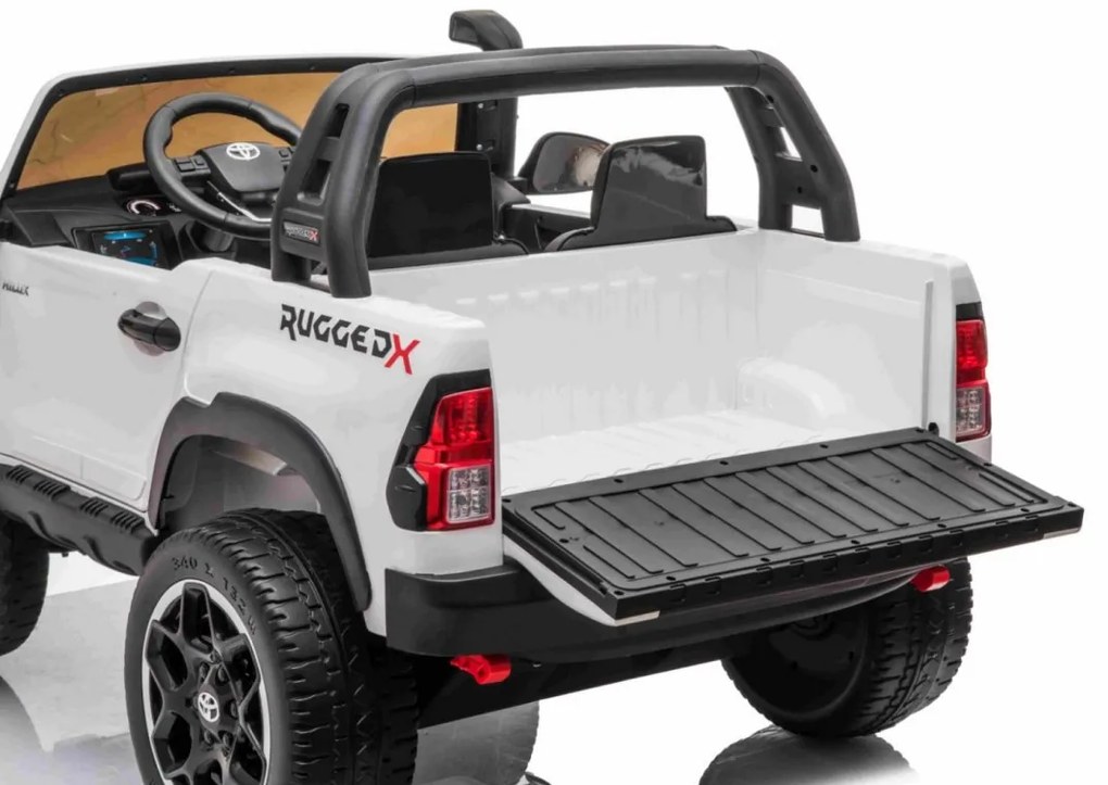 RAMIZ Elektrické autíčko - Toyota Hillux - nelakované - biele motor- 4 x 45W, - batéria 2 x 12V/7Ah - 2025