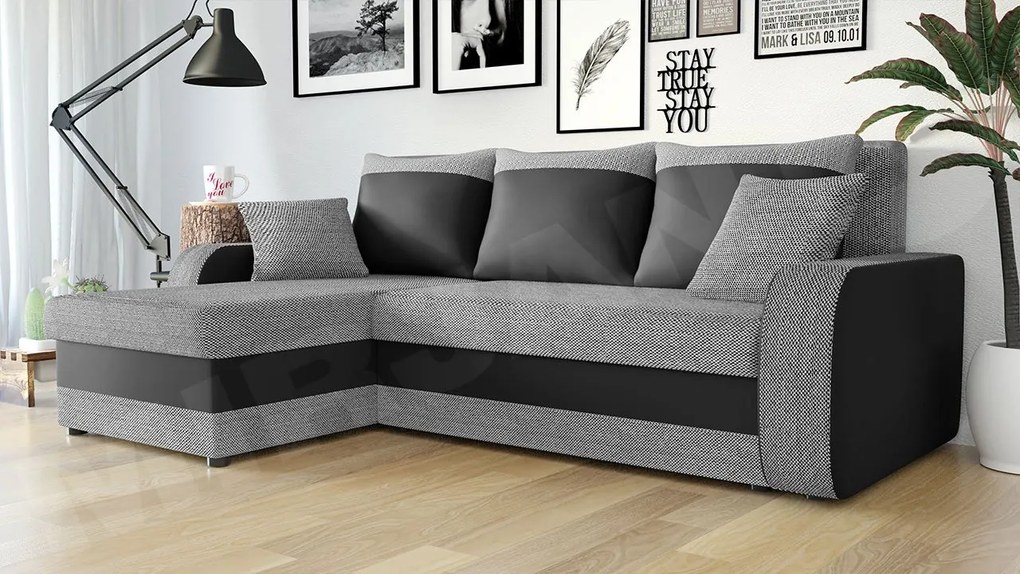 Rohová sedačka Burnet Lux, Dostupné poťahy: Flow 22