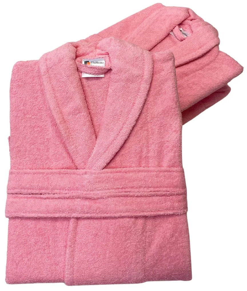 Froté deluxe unisex župan Ružový - L