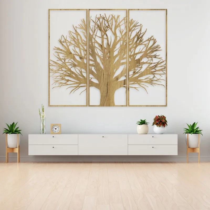 Trojdielny obraz na stenu strom života | SENTOP HDF0199