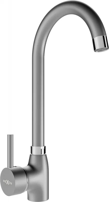 Mexen Telma kuchynská batéria, šedá - 670200-61