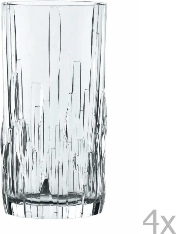 Sada 4 pohárov z krištáľového skla Nachtmann Shu Fa, 360 ml