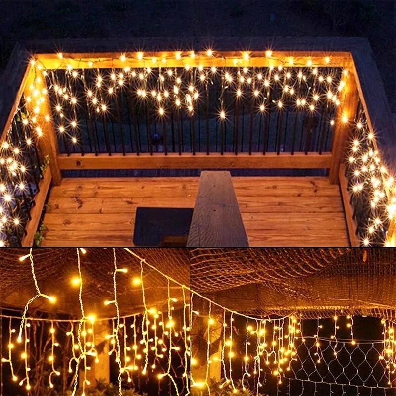 Světelný LED řetěz Kurty 300 cm teplá bílá