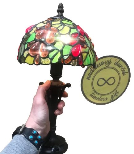 Lampa tiffany stolová WINE Ø20*38