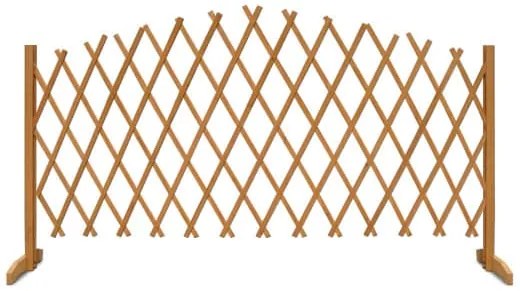 InternetovaZahrada Záhradný mriežkový plot 200x107 cm - prírodný