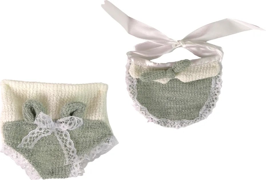 LEAN Toys Sladký detský sveter pre bábiky zelený 30 cm