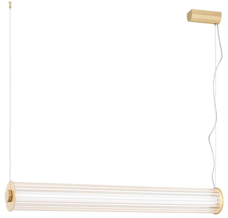 Argon 8627 - LED Luster na lanku HAMPTON LED/60W/230V 3000K 80 cm mosadz