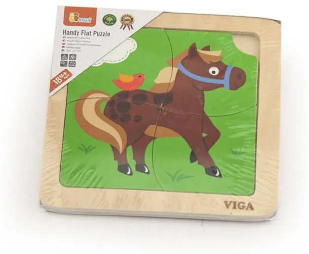 Puzzle na podložke Viga 51312 kôň