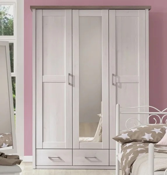 Šatníková skriňa Luca, 3-dverová