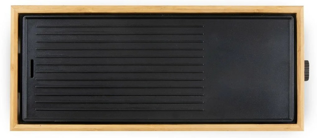 DOMO DO9270G stolný elektrický gril Plancha BambooStyle, M