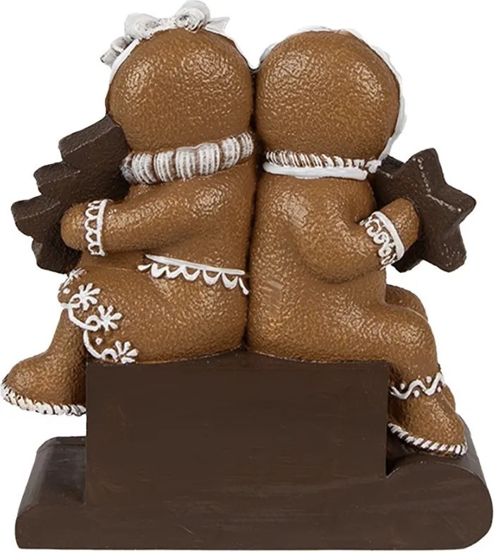 Vianočný adventný kalendár s perníčkami Gingerbread - 11*4*13 cm