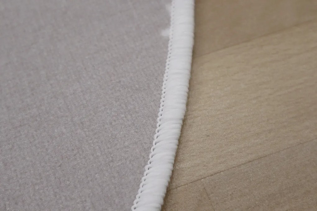 Vopi koberce Kusový detský koberec Hviezdičky ružové kruh - 80x80 (priemer) kruh cm