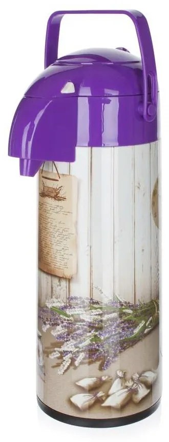 Termoska s pumpou CULINARIA LAVENDER 1,9 l