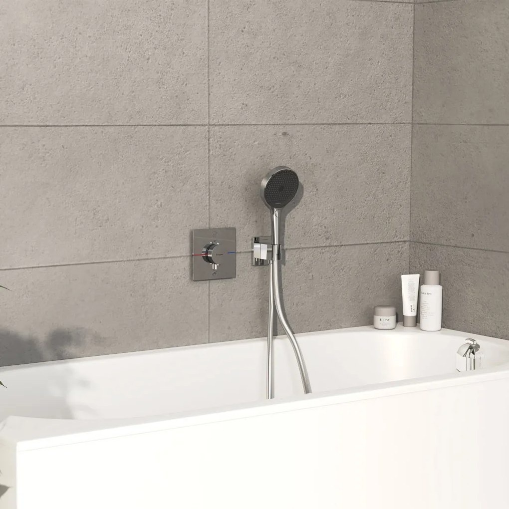 Hansgrohe ShowerSelect Comfort E - Termostat pod omietku pre 2 spotrebiče s EN1717, chróm 15578000