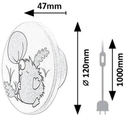 Rabalux 71099 - LED Nástenné svietidlo HEDGY LED/9W/230V 3000/4000/6500K