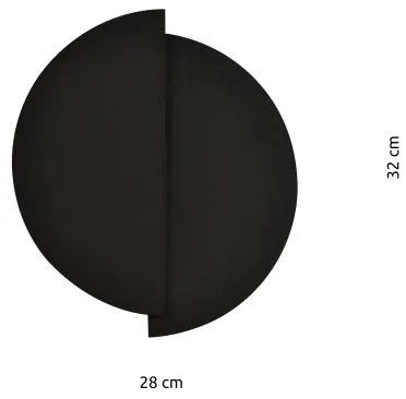 Nástenné svietidlo FORM 1xG9/8W/230V čierna