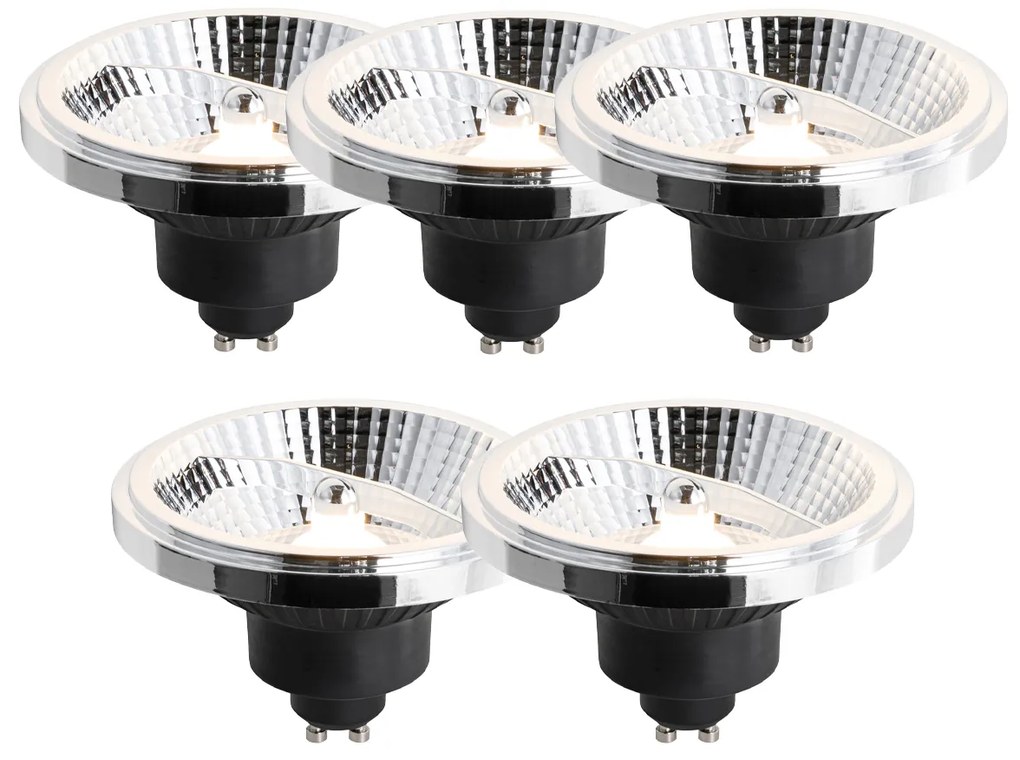 Sada 5 GU10 3-krokovo stmievateľných LED žiaroviek 111 mm 10,5 W 770 lm 2700 K