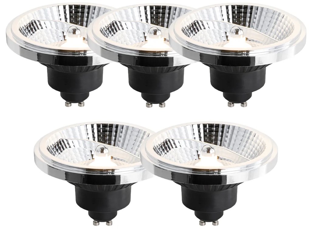 Sada 5 stmievateľných LED žiaroviek GU10 s 3 krokmi 111 mm 10,5 W 770 lm 2700 K