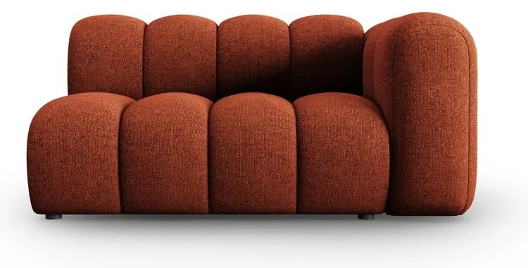 Modul pohovky v tehlovej farbe (pravý roh) Lupine – Micadoni Home