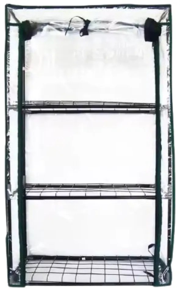 Lean Mini záhradný skleník s fóliou 46 x 24 x 80 cm