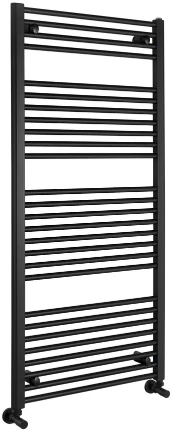 Aqualine Aqualine, DIRECT vykurovacie teleso s bočným pripojením 600x1320 mm, čierna matná, ILR36B