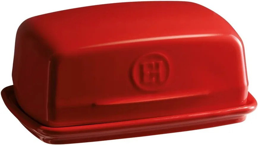 Červená nádobka na maslo Emile Henry