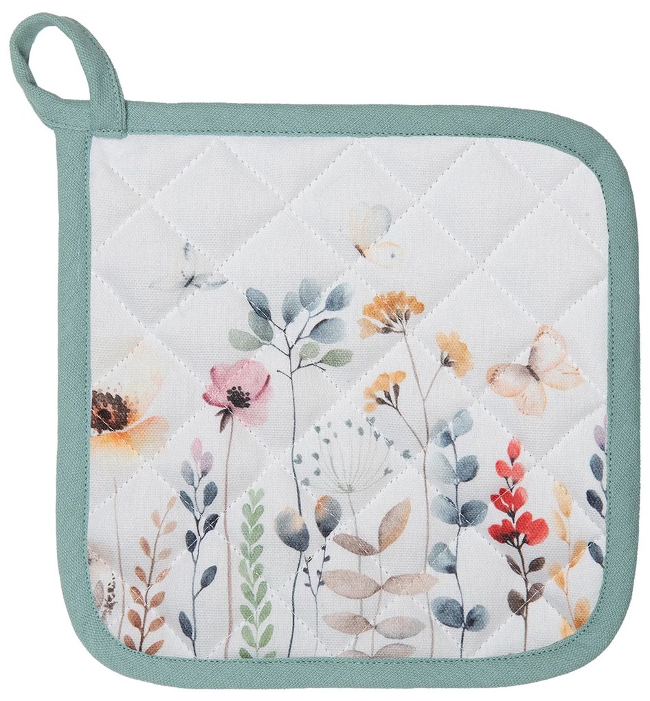 Bavlnená podložka pod hrniec Flowerbomb - 20*20 cm