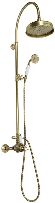 Sapho Sapho, ANTEA sprchový stĺp s termostatickou batériou, bronz, SET046