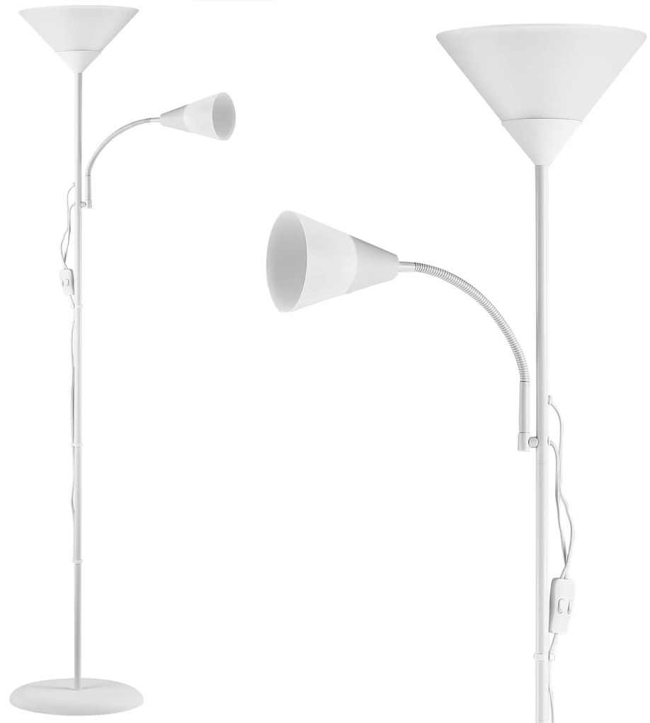 InternetovaZahrada Stojacia lampa Alissa - biela